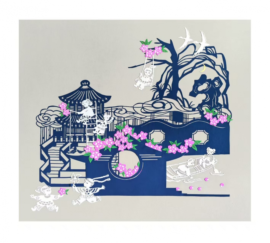 童年（万莉君 金坛刻纸作品）.jpg